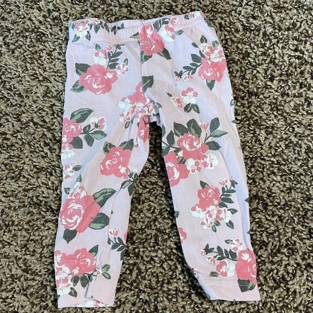 🐶🐶Carters 3 months pink floral pants🐶🐶